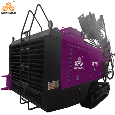 Máy khoan tự động với hệ thống thay đổi thanh Máy khai thác mỏ tích hợp DTH khoan di động
