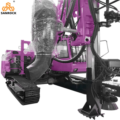 Máy khoan tự động với hệ thống thay đổi thanh Máy khai thác mỏ tích hợp DTH khoan di động