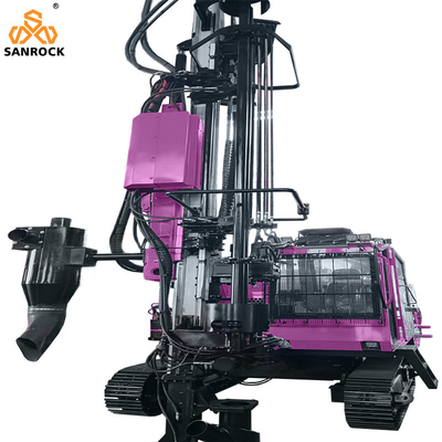 Thiết bị khoan DTH tích hợp Độ sâu 28m Máy khoan thủy lực mỏ