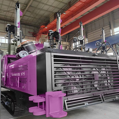 Máy khoan mỏ 40KN Máy khoan tích hợp DTH Thiết bị khoan thủy lực