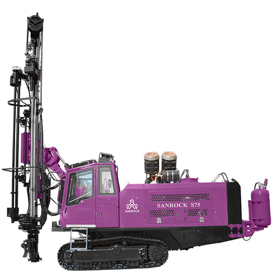 Lỗ nổ bề mặt khoan khoan khai thác DTH máy khoan Crawler Rotary khoan khoan
