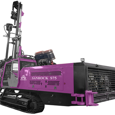 Thiết bị khoan DTH tích hợp Độ sâu 28m Máy khoan thủy lực mỏ