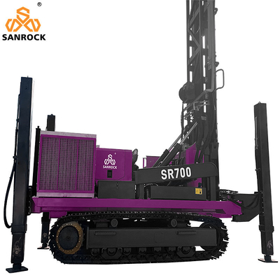 Thiết bị khoan giếng nước 153kw Động cơ khoan giếng nước Máy khoan giếng thủy lực