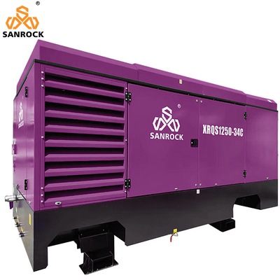 Máy nén khí giếng nước Máy nén không khí hiệu quả cao Máy nén không khí diesel cố định Máy nén không khí