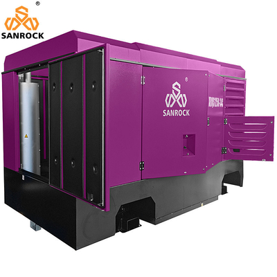 Máy bôi trơn Diesel máy nén khí máy nén không khí di động tốc độ 1750rpm Rotary screw máy nén không khí