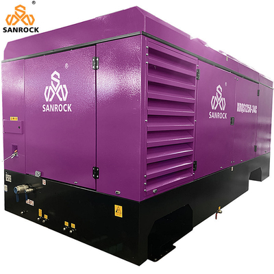 Máy bôi trơn Diesel máy nén khí máy nén không khí di động tốc độ 1750rpm Rotary screw máy nén không khí