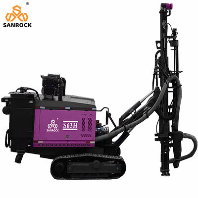 Mỏ đá Blast Hole Bore Rig Lượng 194kw Crawler DTH máy khoan máy khoan thủy lực