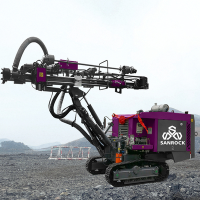 Mỏ đá Blast Hole Bore Rig Lượng 194kw Crawler DTH máy khoan máy khoan thủy lực