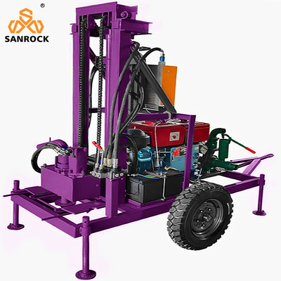 Máy khoan giếng nước nhỏ Ứng xe gắn Ứng dụng khoan giếng nước Máy khoan lỗ