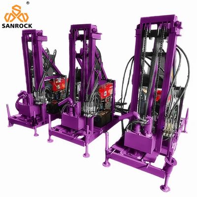Máy khoan nước di động hiệu suất khoan cao Ứng xe lắp đặt máy khoan giếng nước