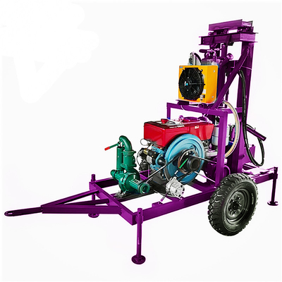 Máy khoan giếng nước nhỏ Ứng xe gắn Ứng dụng khoan giếng nước Máy khoan lỗ
