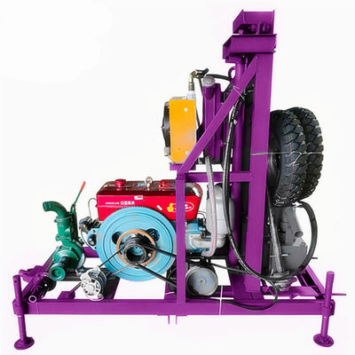 Máy khoan nước di động hiệu suất khoan cao Ứng xe lắp đặt máy khoan giếng nước
