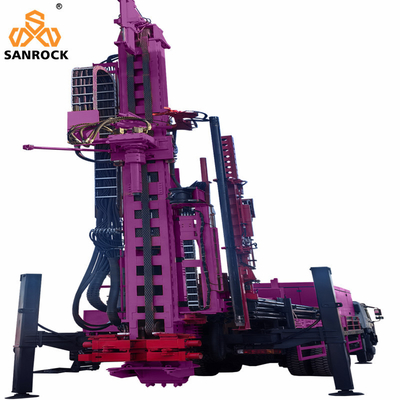 Máy khoan tuần hoàn ngược 400m 500m 600m 1000m RC Máy khoan xe tải