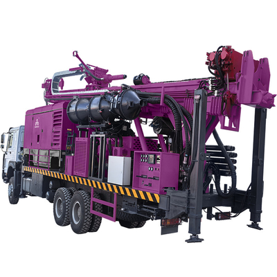 Xe tải gắn máy khoan vòng xoay lỗ khoan quay tuần hoàn ngược máy khoan RC máy khoan thủy lực