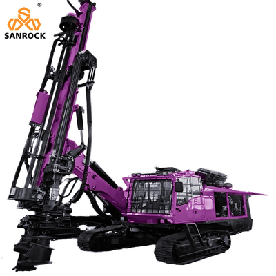 Crawler Diesel Bore Rig Tự động tích hợp DTH Bore Rig khai thác mỏ Bore Rig thủy lực