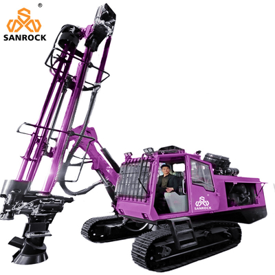 Lỗ nổ bề mặt khoan khoan khai thác DTH máy khoan Crawler Rotary khoan khoan