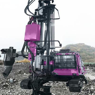 Thiết bị khoan DTH Máy khoan di động hiệu suất cao Blasting Hole Drilling Rig