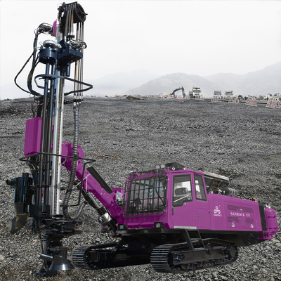 Lỗ nổ bề mặt khoan khoan khai thác DTH máy khoan Crawler Rotary khoan khoan