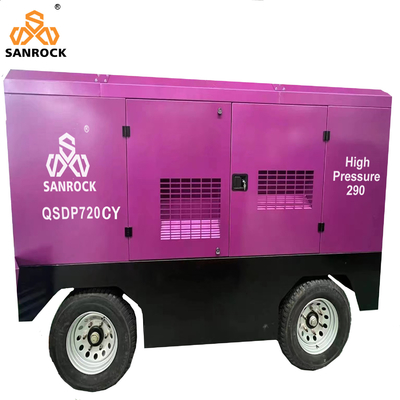 Máy nén máy nén khí vít di động Lượng máy 194kw Máy nén máy nén khí vít mỏ Máy nén khí diesel