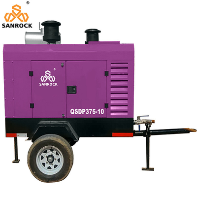 Máy nén không khí vít xoay 93KW Diesel Máy nén không khí nhỏ Máy nén không khí vít công nghiệp