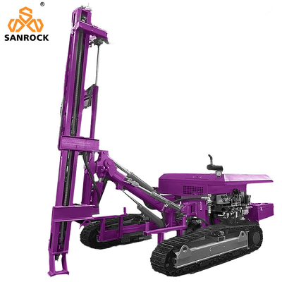Crawler khoan khoan lực nâng 25KN thủy lực DTH khoan khoan khoan khai thác xuống máy khoan lỗ