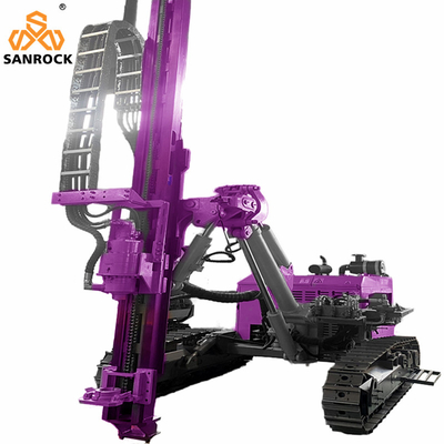 Mỏ DTH khoan khoan 30m lỗ khoan máy khoan crawler thủy lực xuống lỗ khoan