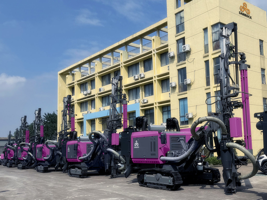 Mỏ DTH khoan khoan 30m lỗ khoan máy khoan crawler thủy lực xuống lỗ khoan