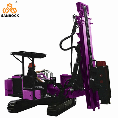 Máy điều khiển đống năng lượng mặt trời Máy bảo vệ đống khoan đống khoan máy xây dựng Photovoltaic Hydraulic Pile Driver