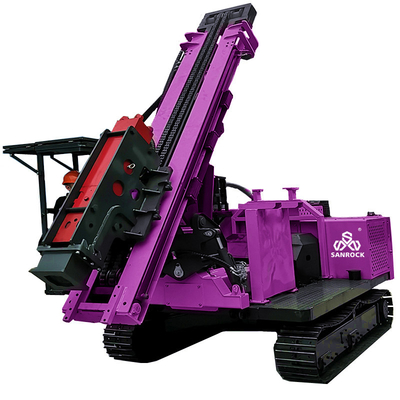 Máy điều khiển đống đa chức năng Máy điều khiển đống mặt trời di động Máy đập đống mặt đất Đòi lái đống bán