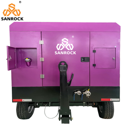 Rotary Screw Type Air Compressor Tốc độ 2200rpm Portable Screw Air Compressor Máy nén máy nén khí