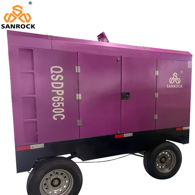 Máy nén không khí vít động cơ Diesel Power 194kw Vít động cơ máy nén không khí máy nén không khí di động để bán