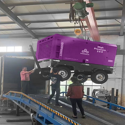 Máy nén không khí loại vít quay di động Máy nén không khí vít hiệu quả cao Máy nén không khí nhỏ Máy nén không khí