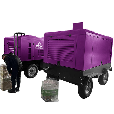 Rotary Screw Type Air Compressor Tốc độ 2200rpm Portable Screw Air Compressor Máy nén máy nén khí