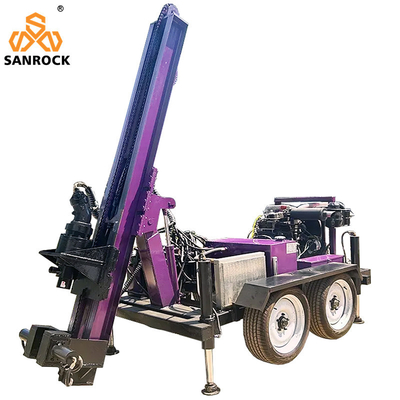 Máy khoan giếng nước thủy lực Ứng xe gắn Ứng khoan dầu diesel Thiết bị khoan nước