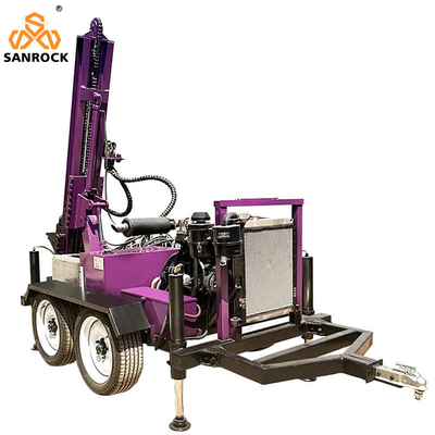 Máy khoan giếng nước Máy khoan giếng nước nhỏ Dễ sử dụng Máy khoan giếng thủy lực