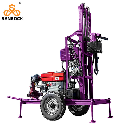 Đồ khoan giếng nước khoan giếng thủy lực khoan giếng xe kéo gắn nước khoan giếng khoan