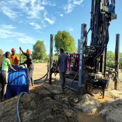 180m Depth Well Drilling Rig Crawler Mounted Rotary Drill Rig cho khoan đường kính 140-254mm