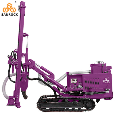Máy khoan lỗ đá cứng Công suất 93kw Máy khoan bề mặt