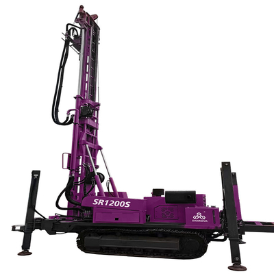 Máy khoan giếng nước với máy bơm bùn Máy khoan giếng nước sâu