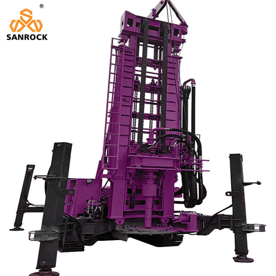 Crawler nước giếng khoan giếng dầu diesel điện 176KW nước giếng khoan thiết bị