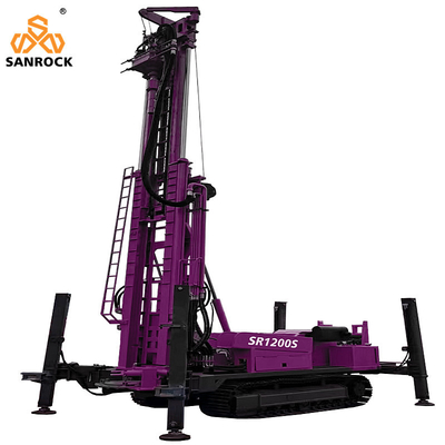 Máy khoan giếng nước với máy bơm bùn Máy khoan giếng nước sâu
