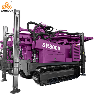 Crawler nước giếng khoan giếng dầu diesel điện 176KW nước giếng khoan thiết bị