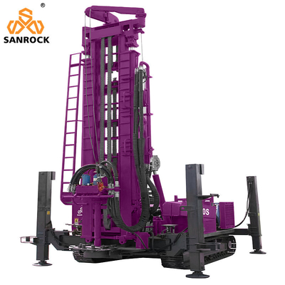 Giàn khoan giếng thủy lực, máy khoan lỗ khoan xoay, giàn khoan giếng nước sâu di động