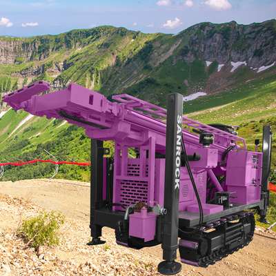 Máy khoan giếng nước Lực nâng 60T Máy khoan giếng Crawler Thiết bị khoan giếng nước