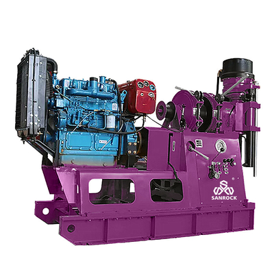 Máy khoan lấy mẫu đá lõi, thiết bị khoan địa chất, động cơ diesel 33kw, giàn khoan lấy mẫu