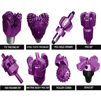 Thép mangan cao PDC khoan bit mỏ dầu khoan bit vuông API PDC khoan bit