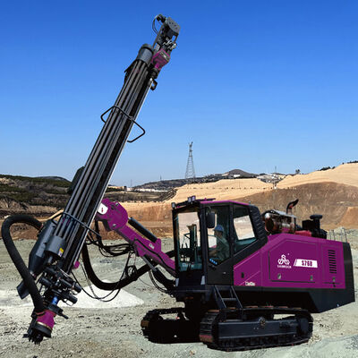 Máy khoan DTH thủy lực Mô-men xoắn quay 5500N.m Máy móc khai thác mỏ Giàn khoan tích hợp