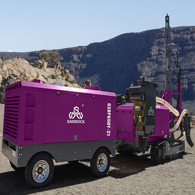 Giàn khoan bề mặt thủy lực DTH, máy khoan búa DTH di động, hiệu quả cao