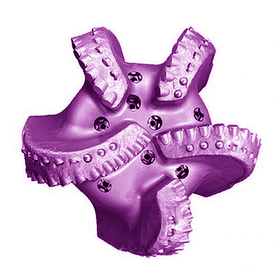 PDC Diamond Bit cụm khoan dầu mỏ tùy chỉnh Kháng mòn PDC khoan