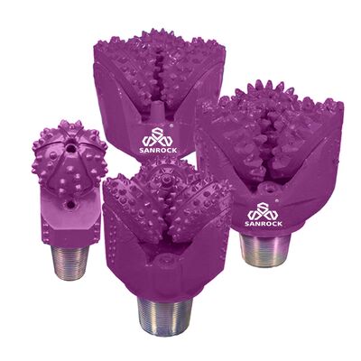 Tricone Rock Bit Các hình thành cứng trung bình Tốc độ cao Rotary Borehole Oil Well Drilling Bit